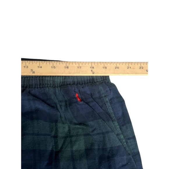 Polo Ralph Lauren Lounge Plaid Green Sleep Pajama Cotton Flannel Pants Sz XL - Picture 3 of 5